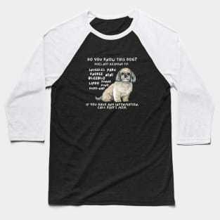 Leftover dog - Krik - fundraiser Baseball T-Shirt